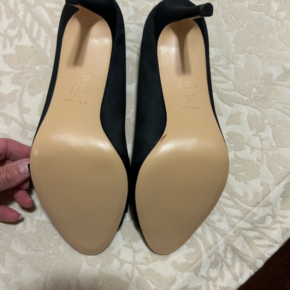 Nina satin peep toe pump, dressy heels SZ 11 NWOT - Picture 5 of 8